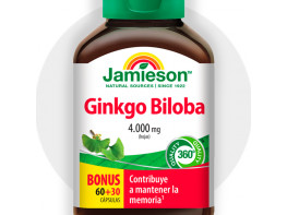 Imagen del producto Jamieson Ginkgo biloba 4000mg 90 cápsulas