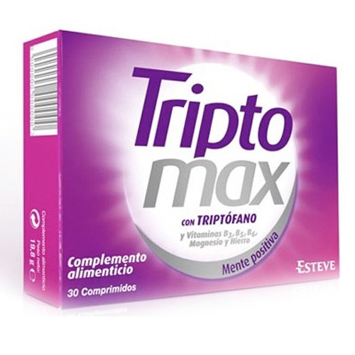 Triptomax. Triptófano, Hierro, Magnesio y Vitamina B6, B3 y B5 30comp
