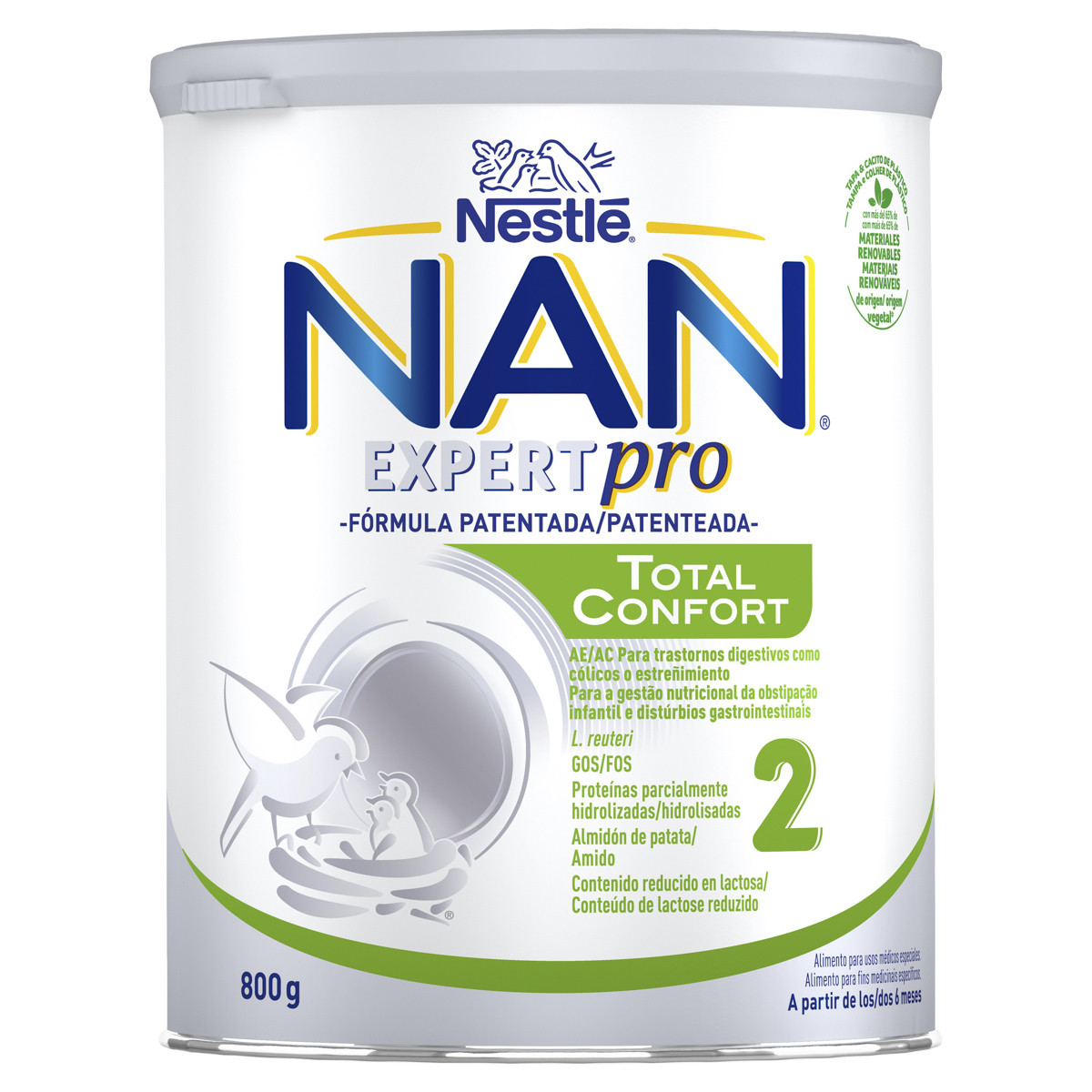 Nestlé Nan confort 2 800gr