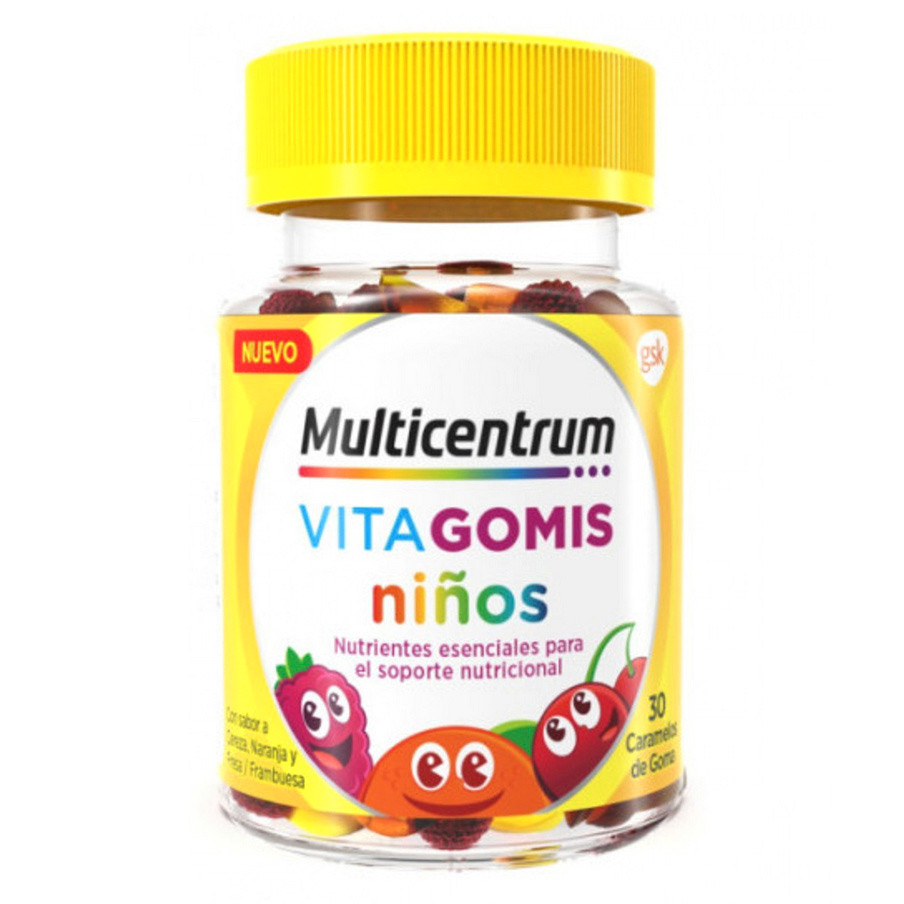 Multicentrum vitagomis niños 30 caramelos